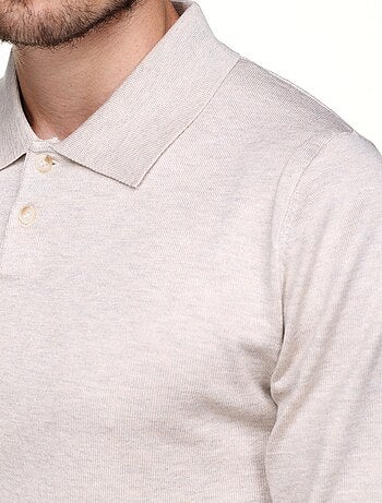 Jersey de vestir con cuello de polo - Frilivin