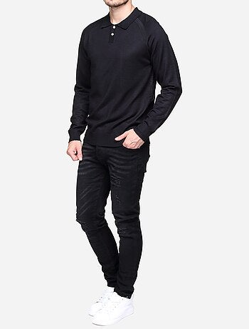 Jersey de vestir con cuello de polo - Frilivin