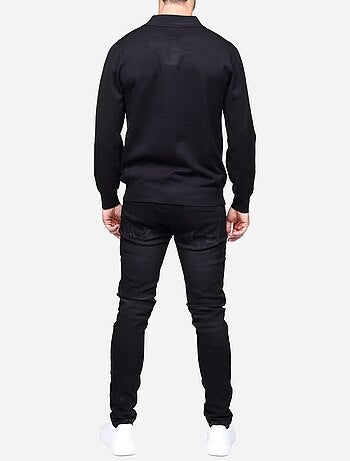 Jersey de vestir con cuello de polo - Frilivin