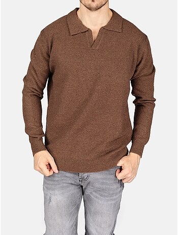 Jersey de vestir con cuello de polo - Kenzarro
