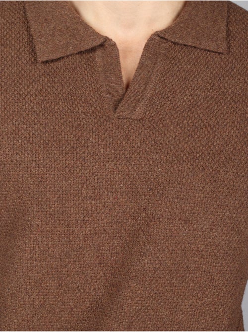 Jersey de vestir con cuello de polo - Kenzarro - Kiabi
