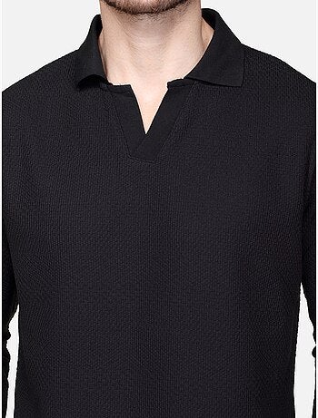 Jersey de vestir con cuello en V - Frilivin