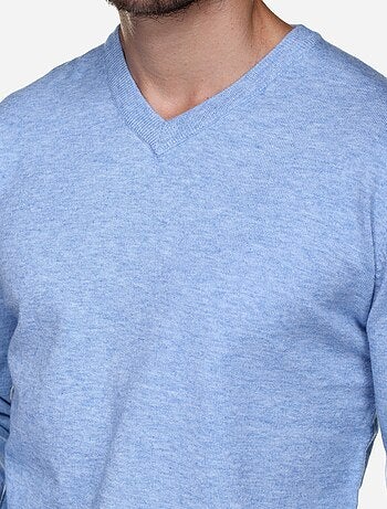Jersey de vestir con cuello en V - Yves Enzo