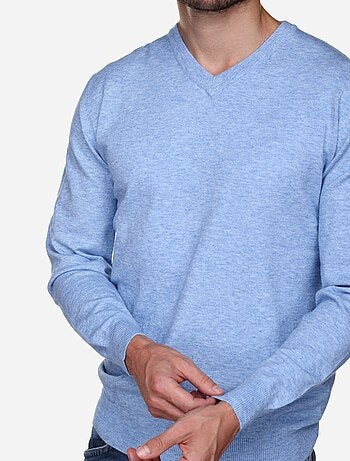 Jersey de vestir con cuello en V - Yves Enzo