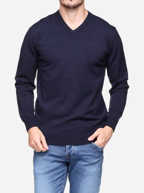 Jersey de vestir con cuello en V - Yves Enzo - Kiabi Jersey de vestir con cuello en V - Yves Enzo - Kiabi