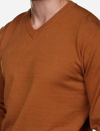 Jersey de vestir con cuello en V - Yves Enzo