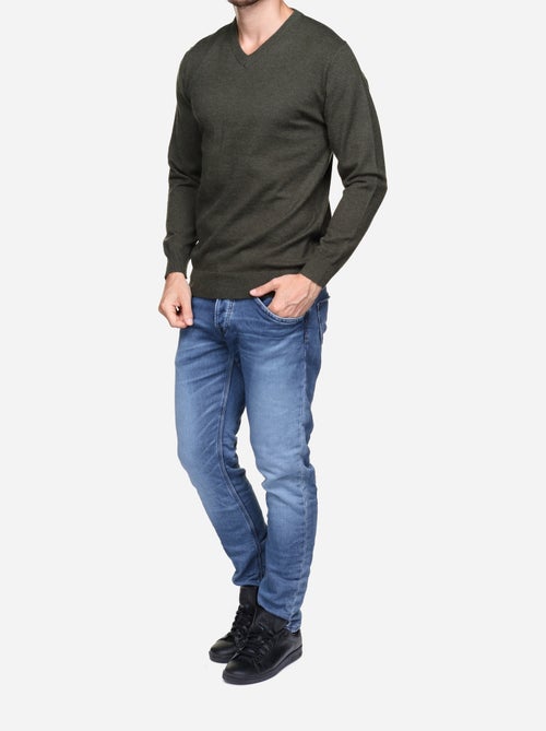 Jersey de vestir con cuello en V - Yves Enzo - Kiabi Jersey de vestir con cuello en V - Yves Enzo - Kiabi