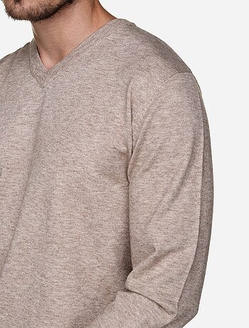 Jersey de vestir con cuello en V - Yves Enzo