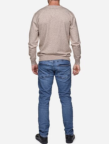 Jersey de vestir con cuello en V - Yves Enzo