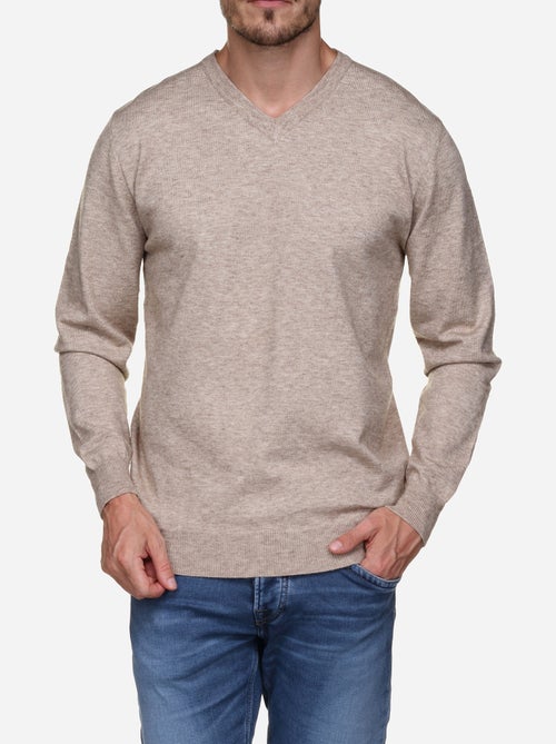 Jersey de vestir con cuello en V - Yves Enzo - Kiabi