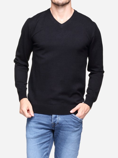 Jersey de vestir con cuello en V - Yves Enzo - Kiabi