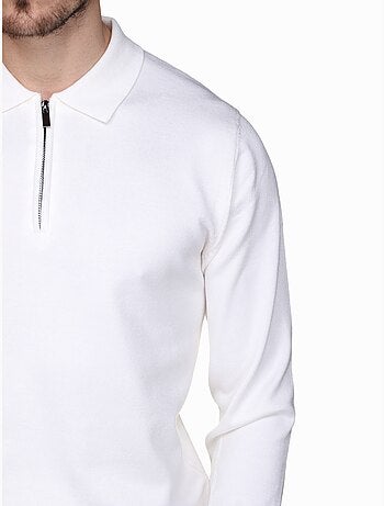 Jersey de vestir con cuello polo y cremallera - Frilivin