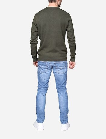 Jersey de vestir con cuello polo y cremallera - Frilivin