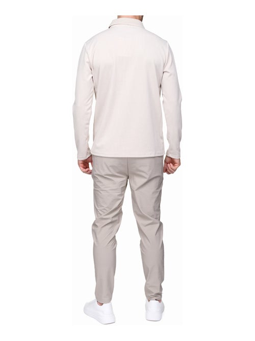 Jersey de vestir con cuello polo y cremallera - Frilivin - Kiabi