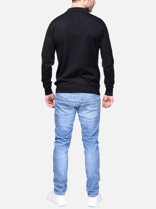 Jersey de vestir con cuello polo y cremallera - Frilivin - Kiabi