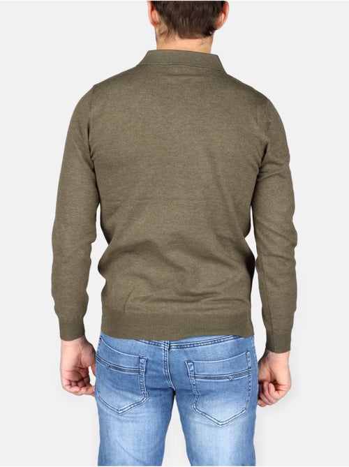 Jersey de vestir con cuello polo y cremallera - Kenzarro - Kiabi Jersey de vestir con cuello polo y cremallera - Kenzarro - Kiabi