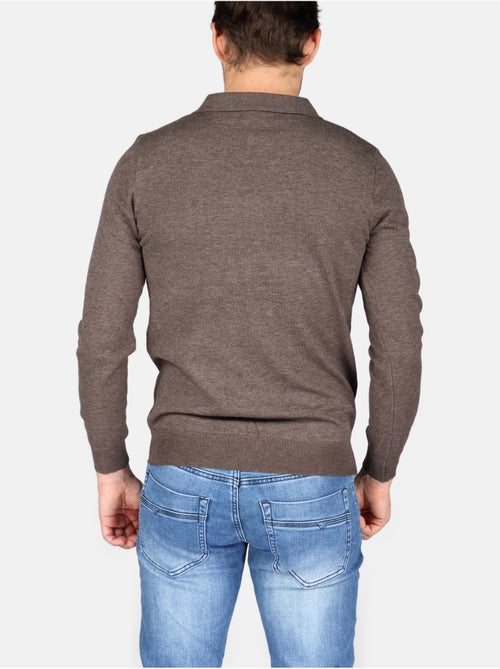 Jersey de vestir con cuello polo y cremallera - Kenzarro - Kiabi Jersey de vestir con cuello polo y cremallera - Kenzarro - Kiabi