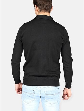 Jersey de vestir con cuello polo y cremallera - Kenzarro