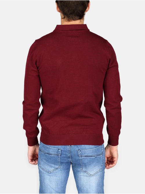 Jersey de vestir con cuello polo y cremallera - Kenzarro - Kiabi Jersey de vestir con cuello polo y cremallera - Kenzarro - Kiabi
