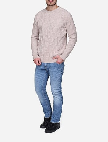 Jersey de vestir con punto trenzado - Kenzarro