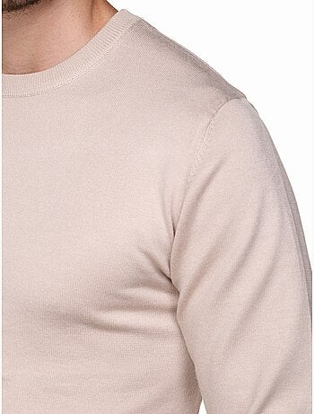 Jersey de vestir de cuello redondo - Frilivin