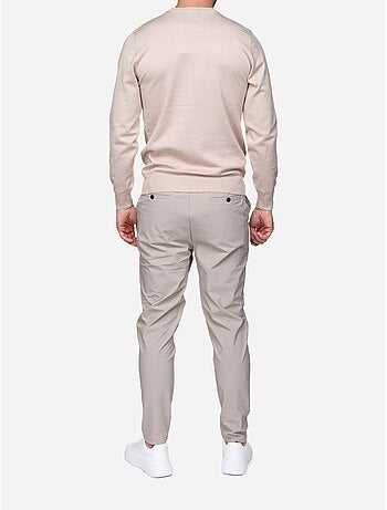Jersey de vestir de cuello redondo - Frilivin