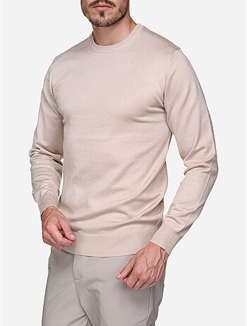 Jersey de vestir de cuello redondo - Frilivin
