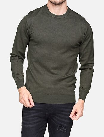 Jersey de vestir de cuello redondo - Frilivin