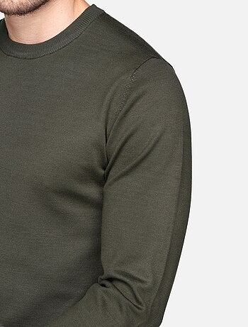 Jersey de vestir de cuello redondo - Frilivin