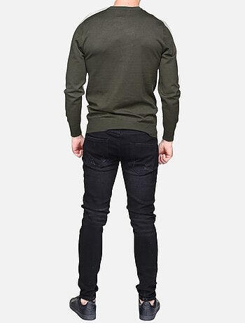 Jersey de vestir de cuello redondo - Frilivin