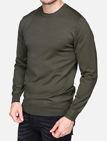 Jersey de vestir de cuello redondo - Frilivin