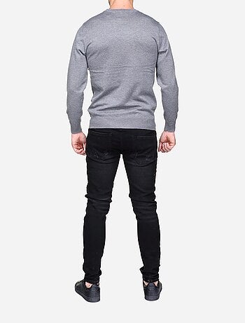 Jersey de vestir de cuello redondo - Frilivin