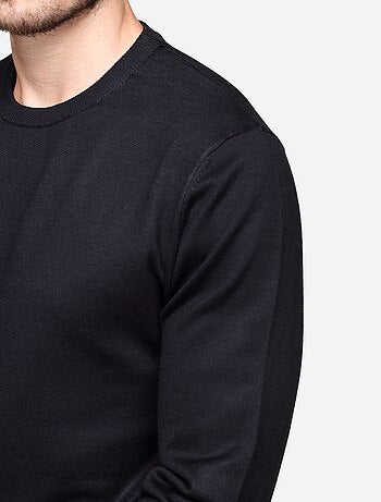 Jersey de vestir de cuello redondo - Frilivin