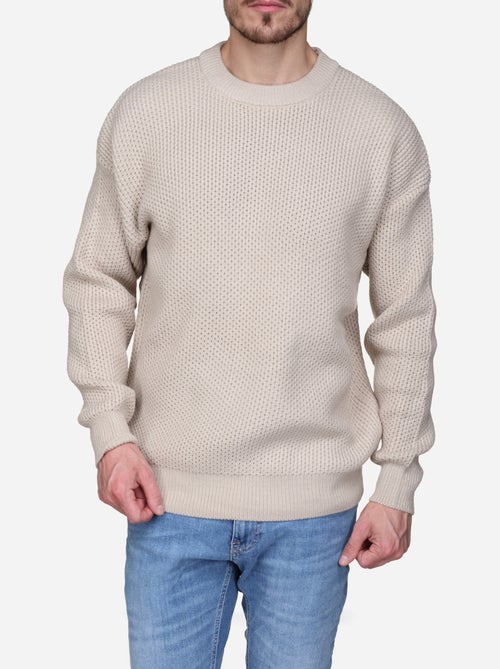 Jersey de vestir de cuello redondo - Kenzarro - Kiabi