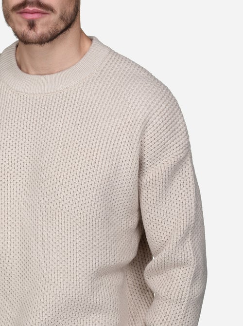 Jersey de vestir de cuello redondo - Kenzarro - Kiabi