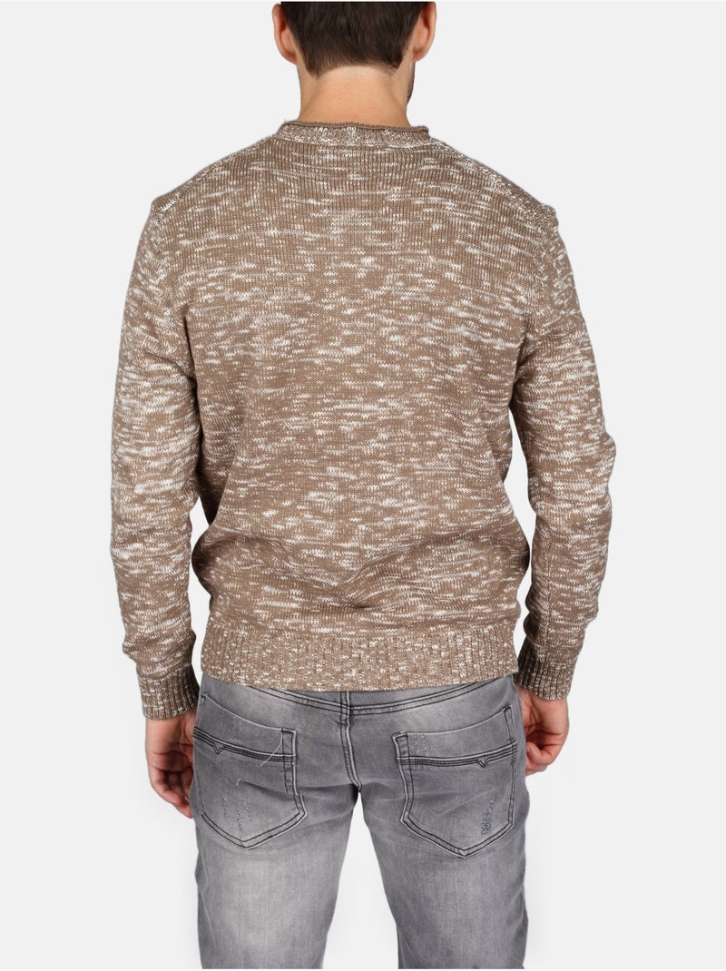Jersey de vestir de cuello redondo - Kenzarro Gris oscuro - Kiabi