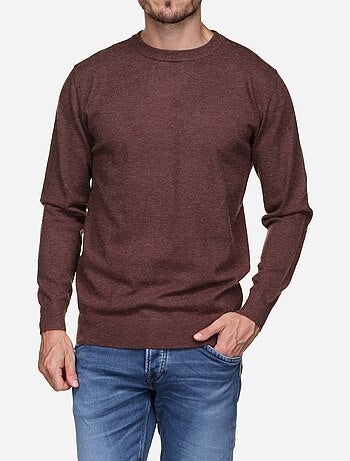 Jersey de vestir de cuello redondo - Yves Enzo