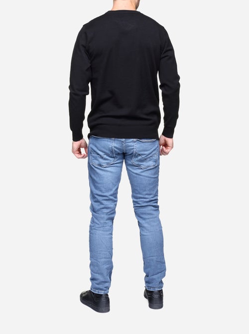Jersey de vestir de cuello redondo - Yves Enzo - Kiabi