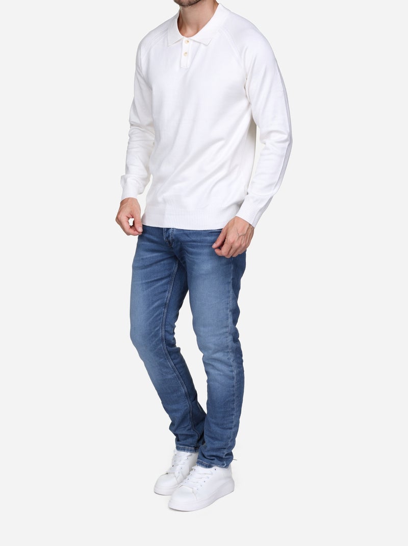 Jersey de vestir para ponerse - Frilivin Blanco - Kiabi