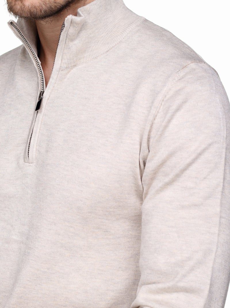 Jersey de vestir para ponerse - Frilivin Crema - Kiabi