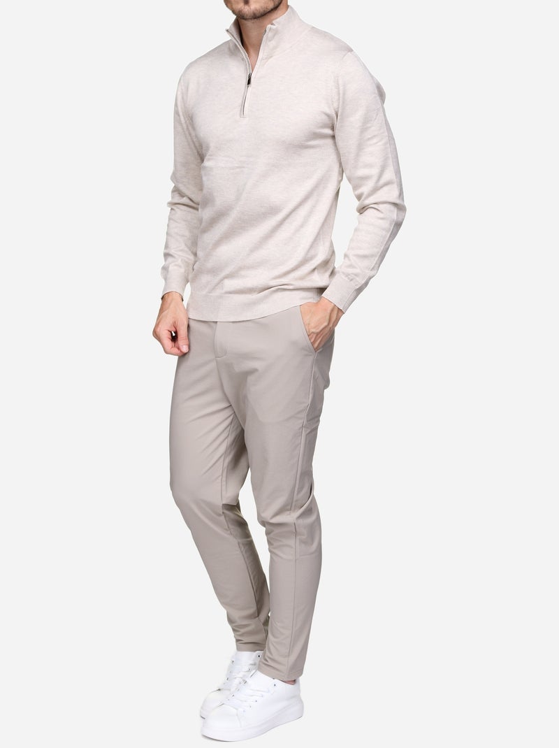 Jersey de vestir para ponerse - Frilivin Crema - Kiabi