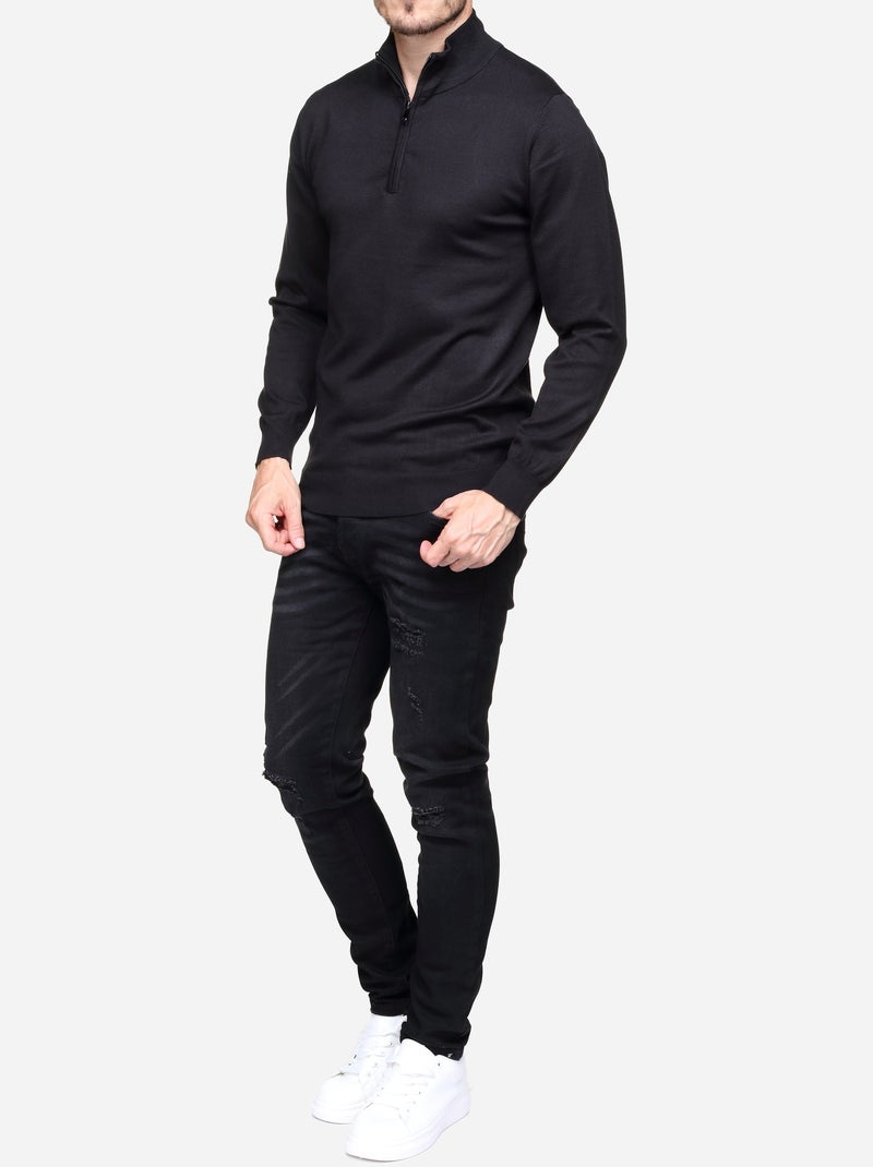 Jersey de vestir para ponerse - Frilivin Negro - Kiabi