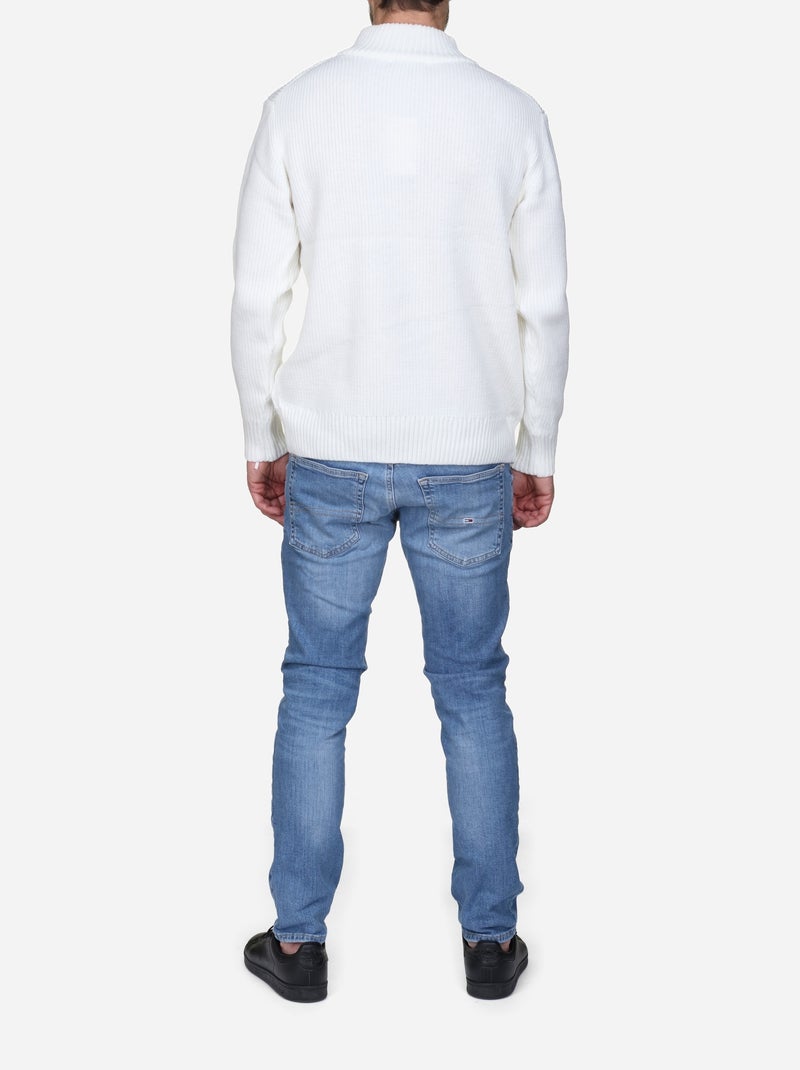 Jersey de vestir para ponerse - Kenzarro Blanco - Kiabi