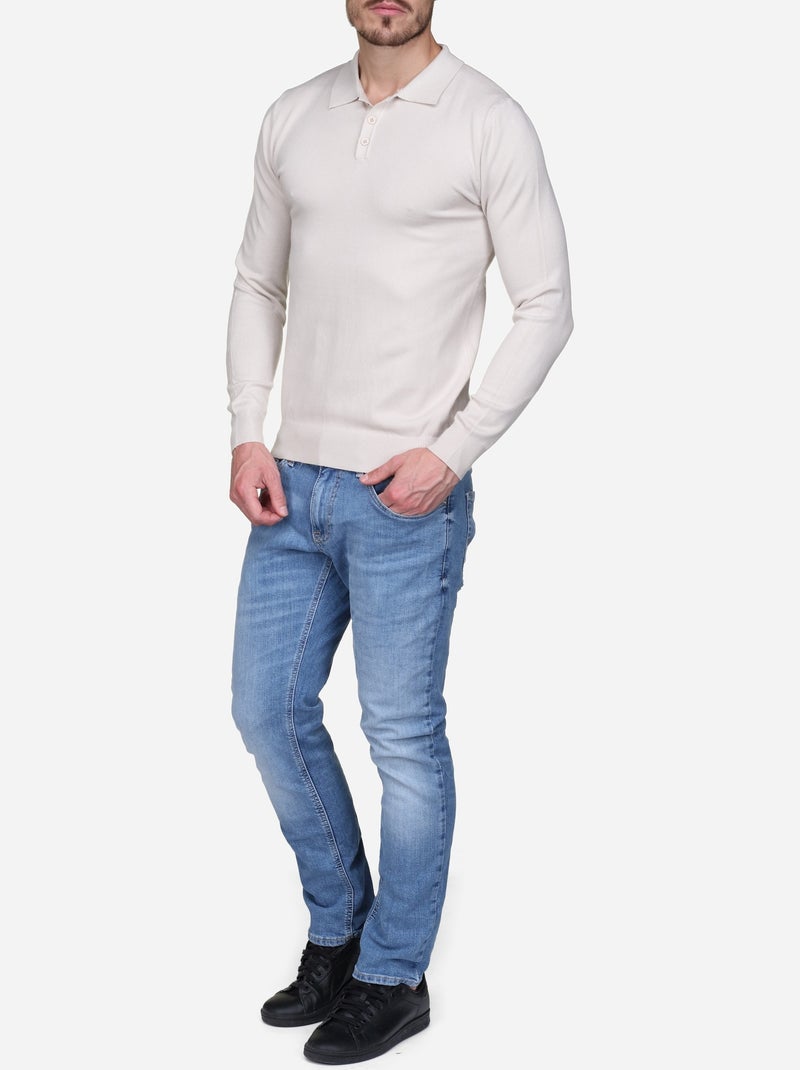 Jersey de vestir para ponerse - Kenzarro Crema - Kiabi