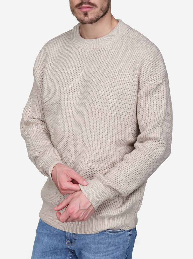 Jersey de vestir para ponerse - Kenzarro Crema - Kiabi