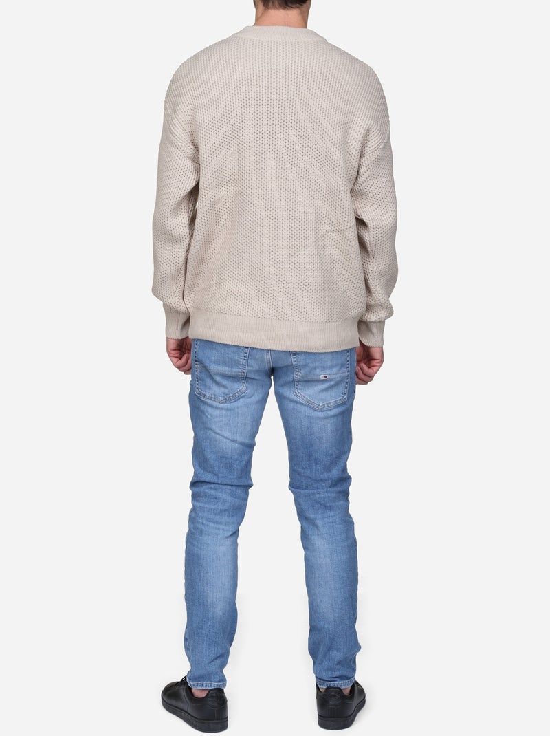 Jersey de vestir para ponerse - Kenzarro Crema - Kiabi