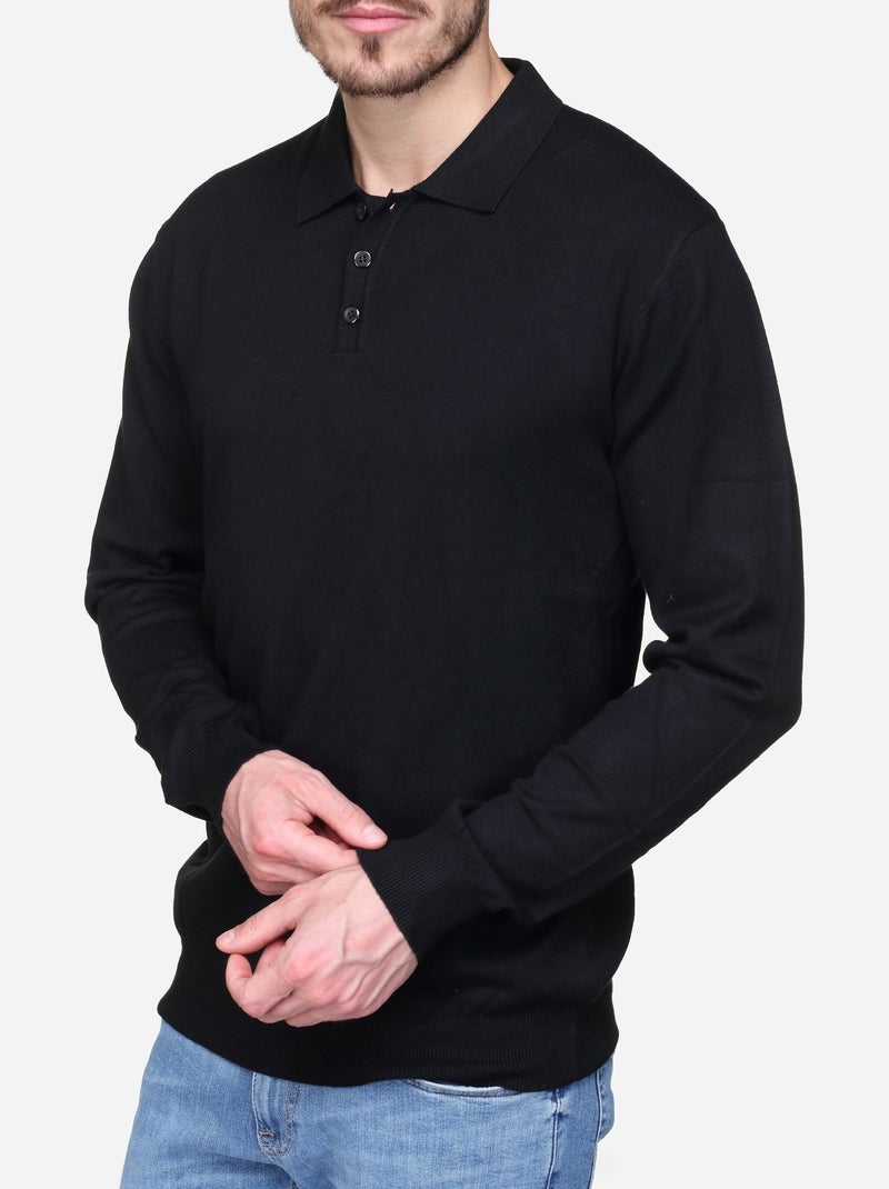 Jersey de vestir para ponerse - Kenzarro Negro - Kiabi