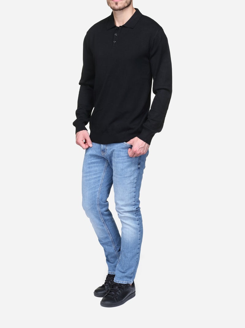 Jersey de vestir para ponerse - Kenzarro Negro - Kiabi