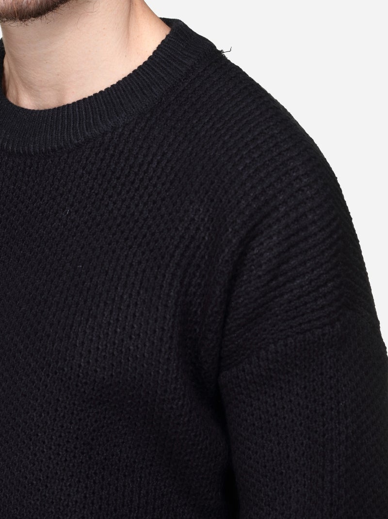 Jersey de vestir para ponerse - Kenzarro Negro - Kiabi