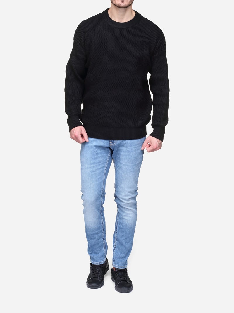 Jersey de vestir para ponerse - Kenzarro Negro - Kiabi